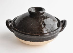伊賀土鍋 アメ釉 小（1～2人用）